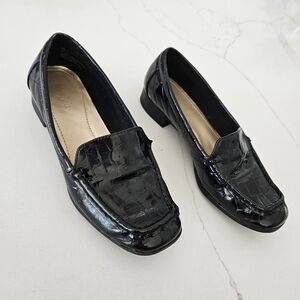 East 5th Black Loafers Dress Shoes